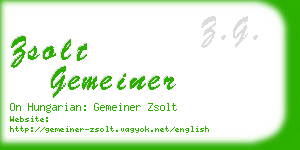 zsolt gemeiner business card